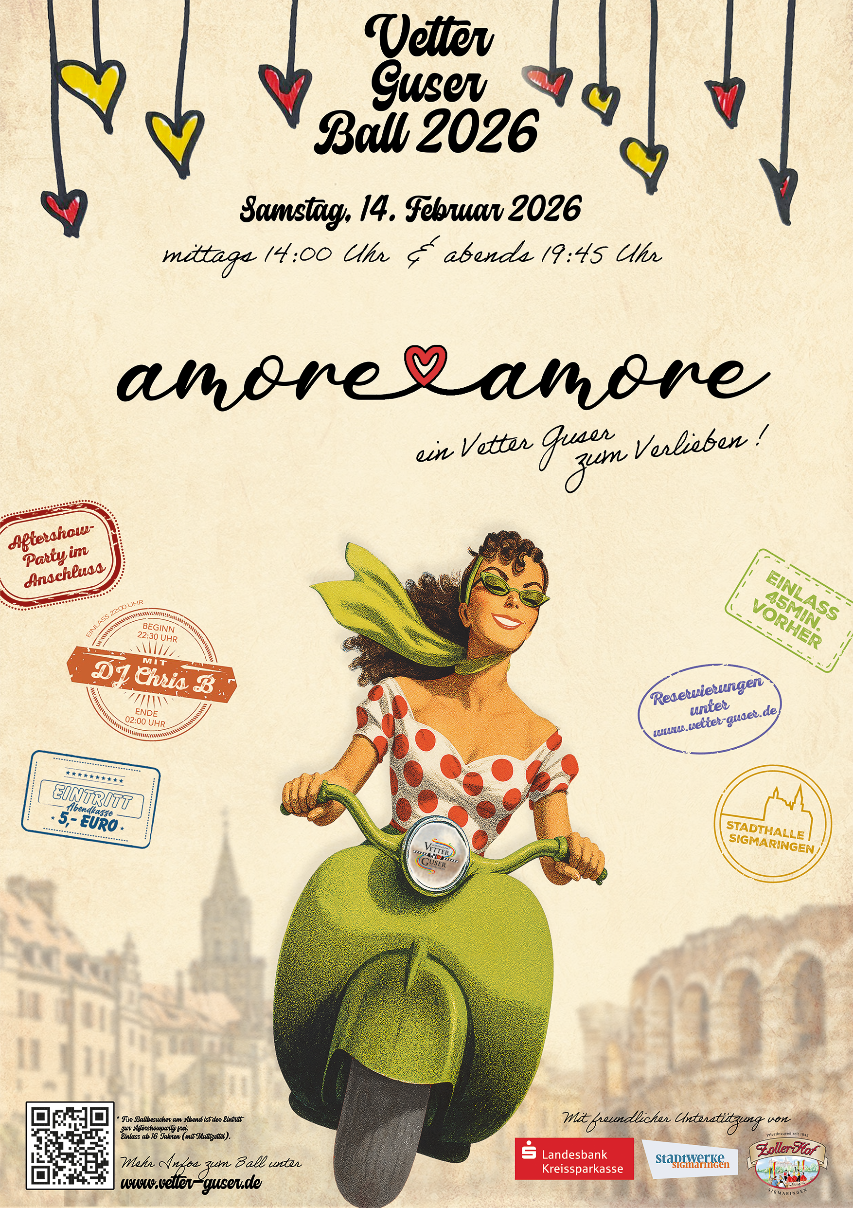 Vetter Guser Ball 2026 – Amore, Amore !